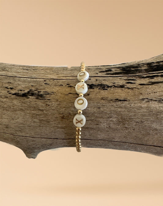 Gold XOXO Bracelet