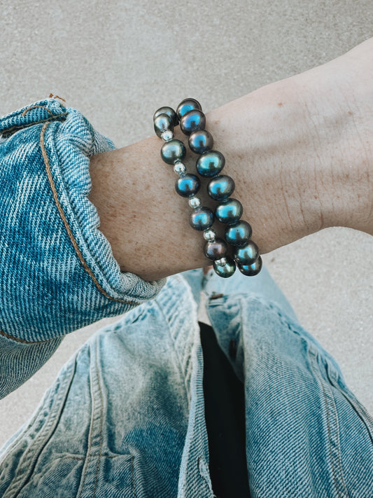 Black Pearl and Silver