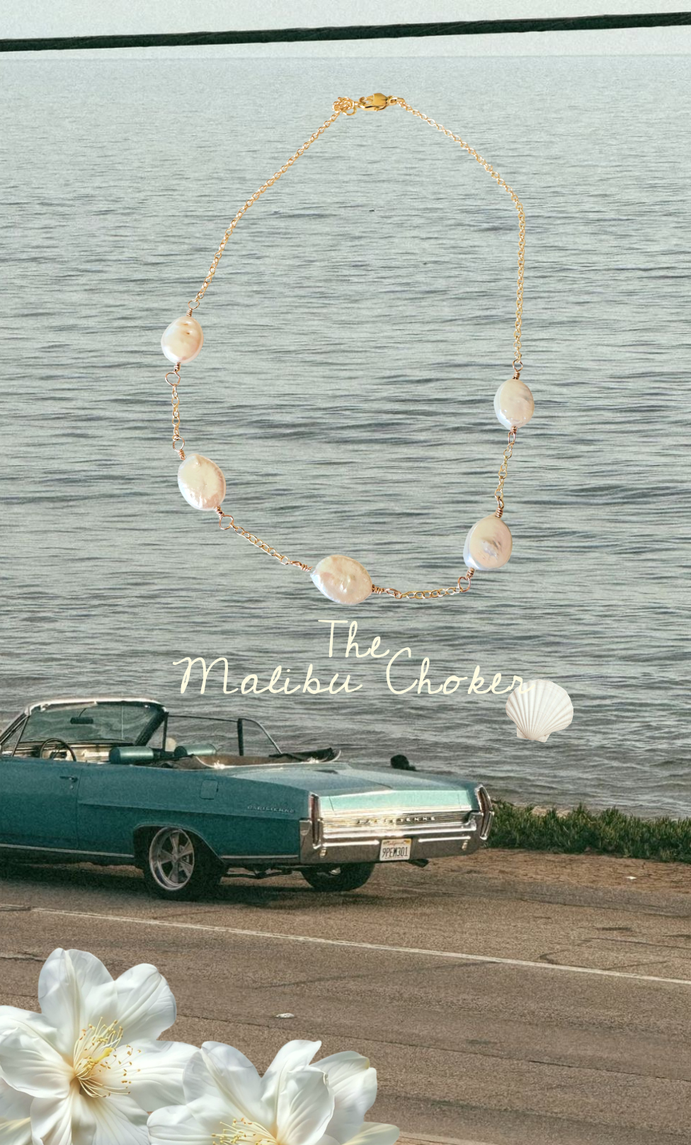 Malibu Pearl Choker