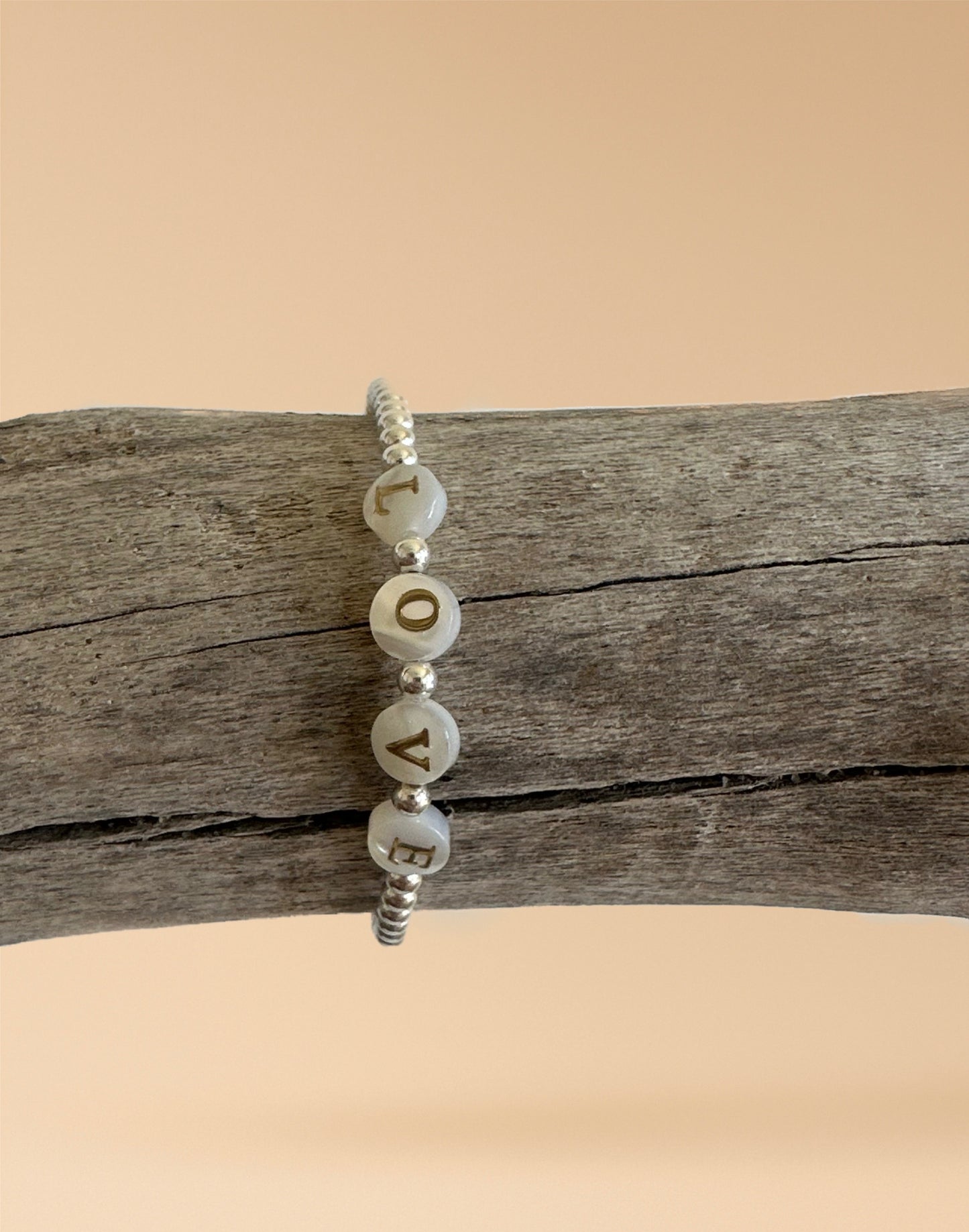 Silver Love Letter Bracelet