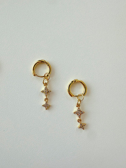 Hamsa & Star Earrings