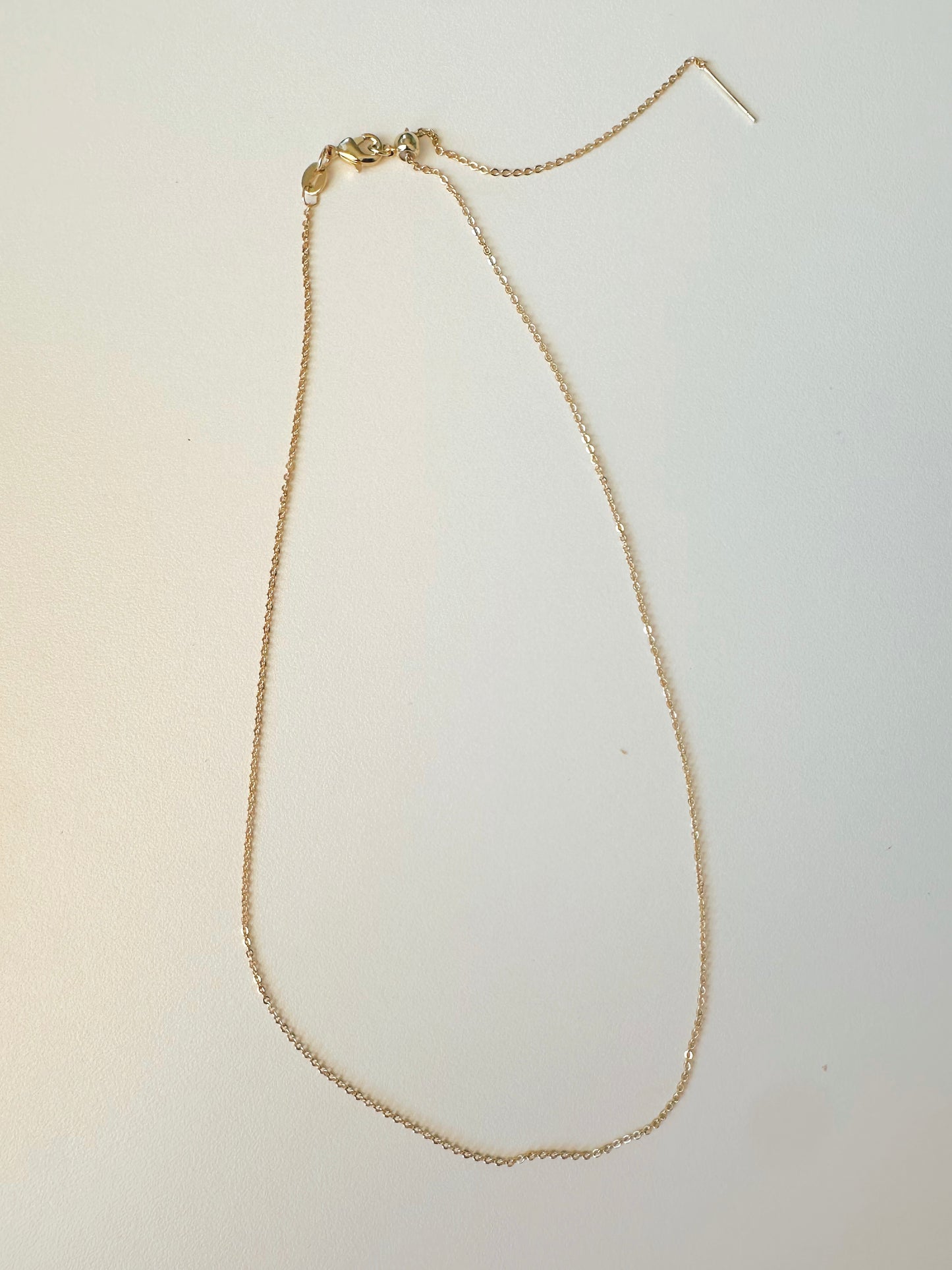 Adjustable gold/silver chain