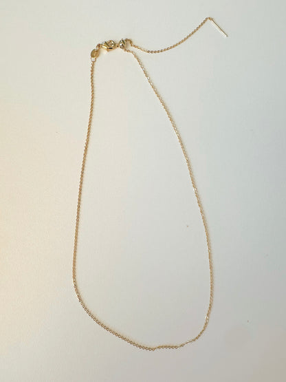 Adjustable gold/silver chain