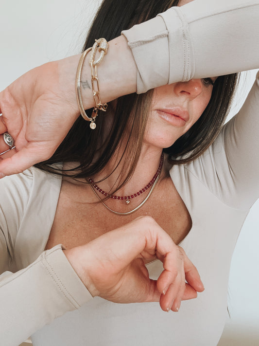 Gold Happy Face Bracelet