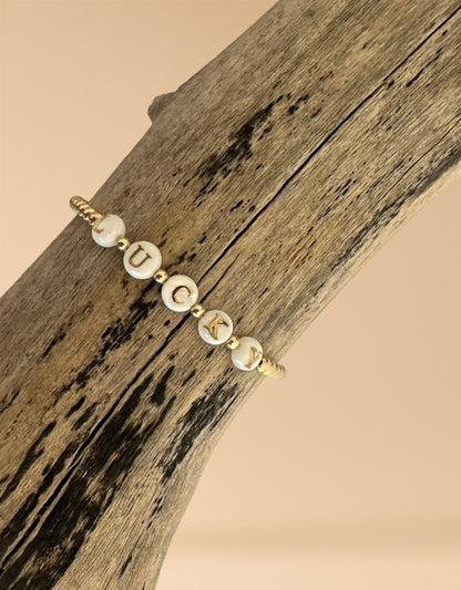 Gold LUCKY Bracelet