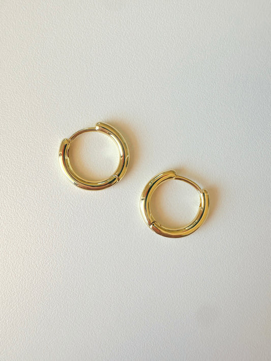 Large gold hoop