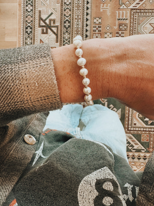 Freshwater Pearl & Gold