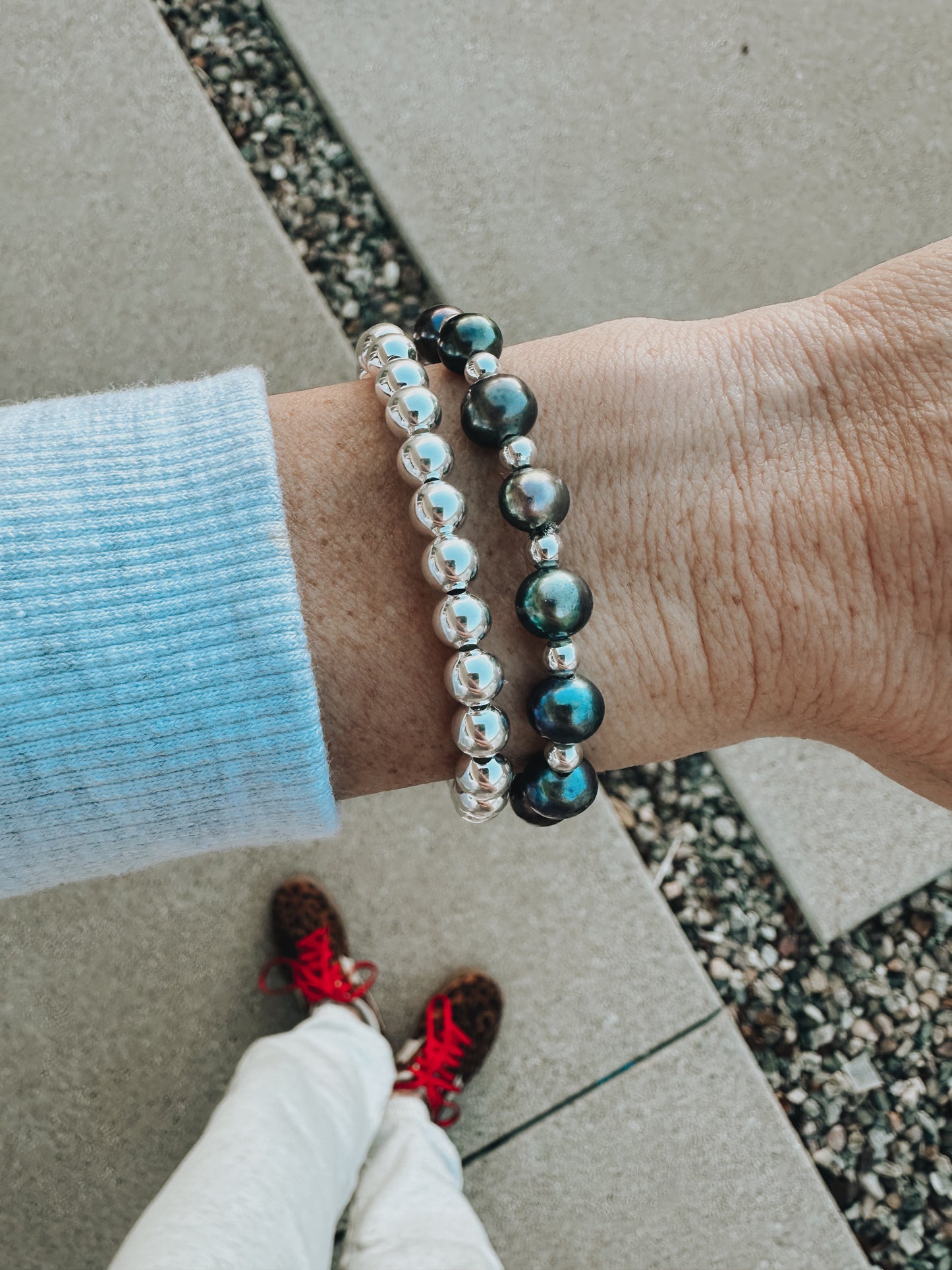 Black Pearl and Silver